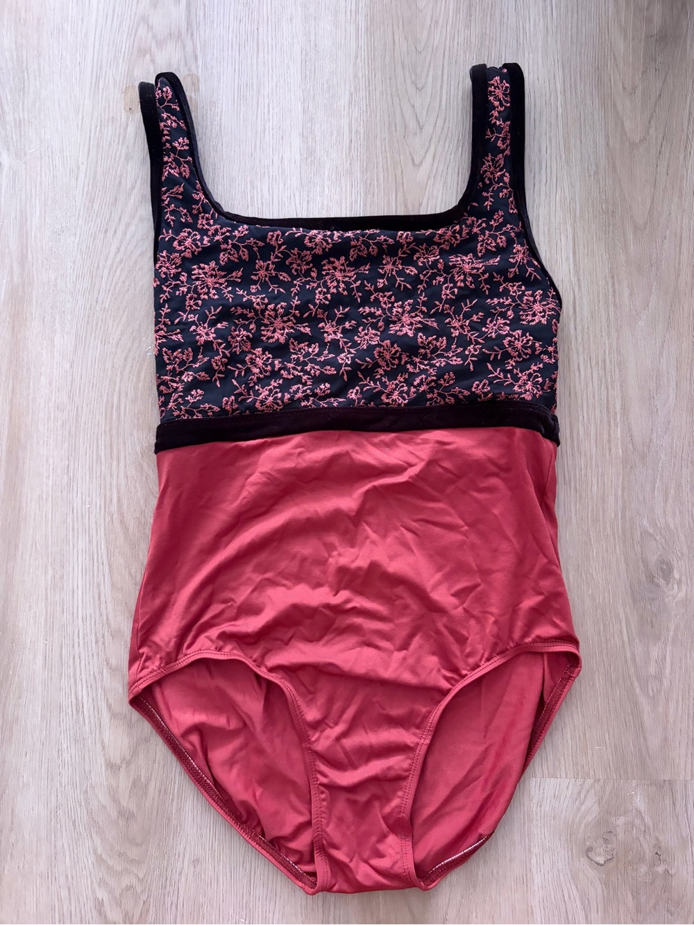 Women’s Leotard with velvet top